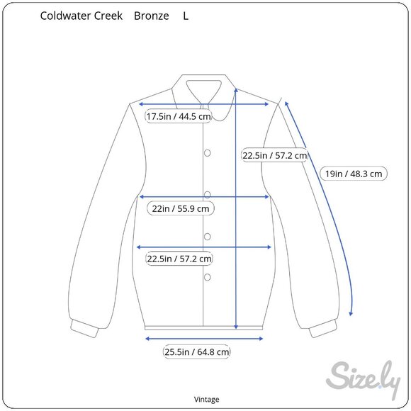 Coldwater Creek Womens Shimmering Bronze Glam Button-Up Party Blouse Shirt L - Picture 8 of 9